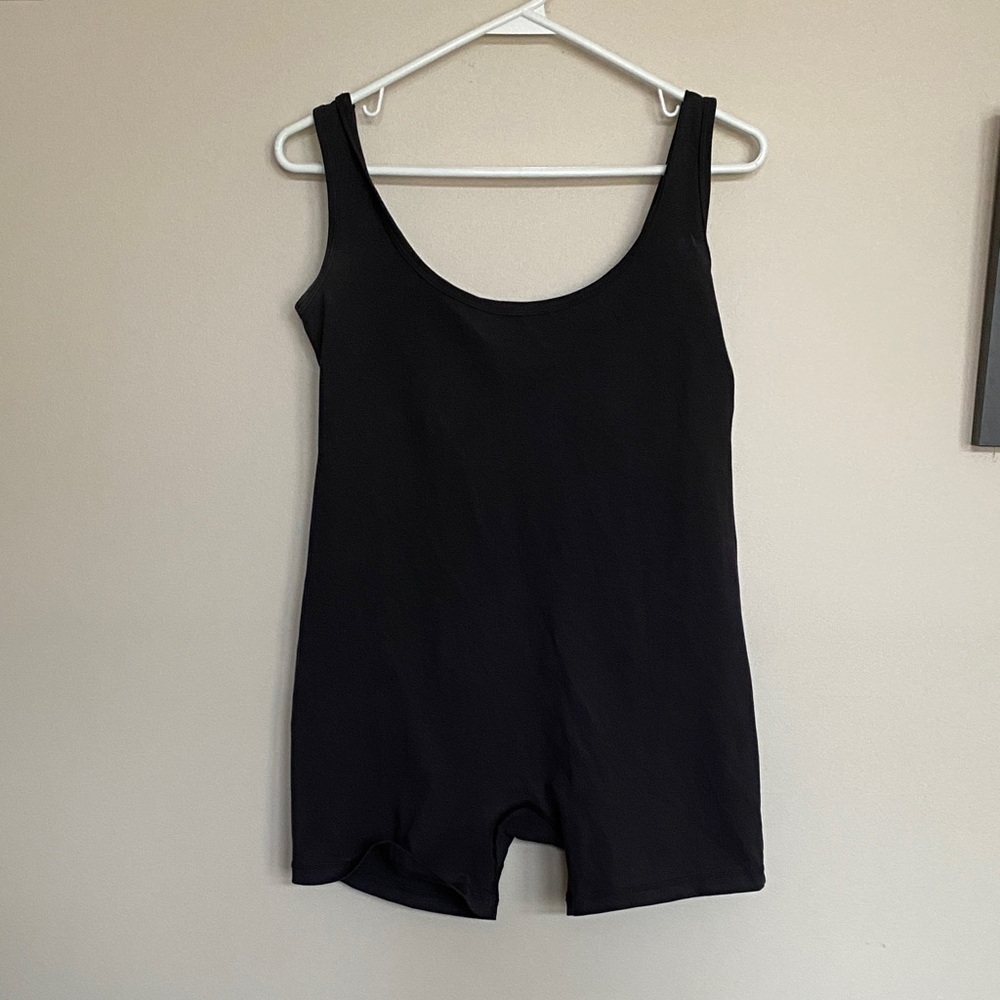 Smash + Tess Black Scoop Neck Romper